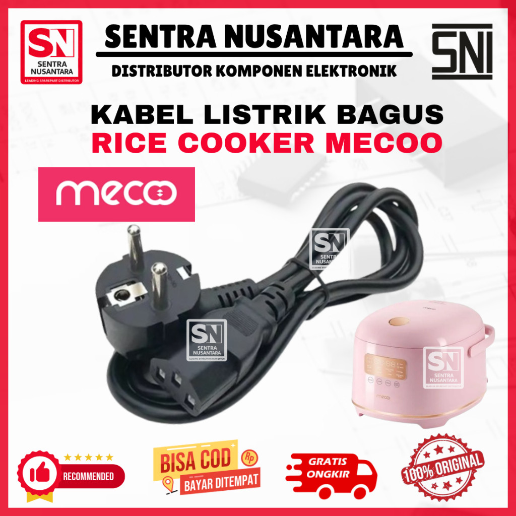 KABEL RICE COOKER MAGICCOM MECOO | COK KABEL MAGICCOM MECOO | KABEL LISTRIK MAGICCOM MECOO ANTI KORS