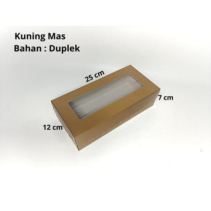 BOX/DUS GOLD UK 12X25CM DUS KUE EMAS UK 12X25CM
