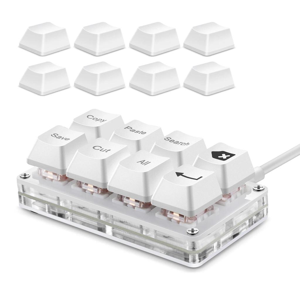 SAYODEVICE 8 Keys Mini Shortcut Key Office Work Macros Keypad OSU Rhythm Game Keypad Gaming USB Wire