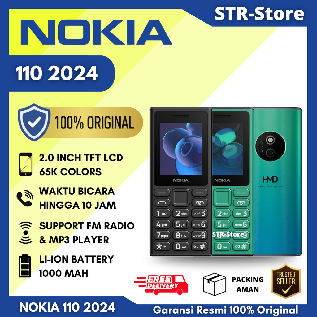 NOKIA 110 2024 GARANSI RESMI NOKIA 110 VOX 2024