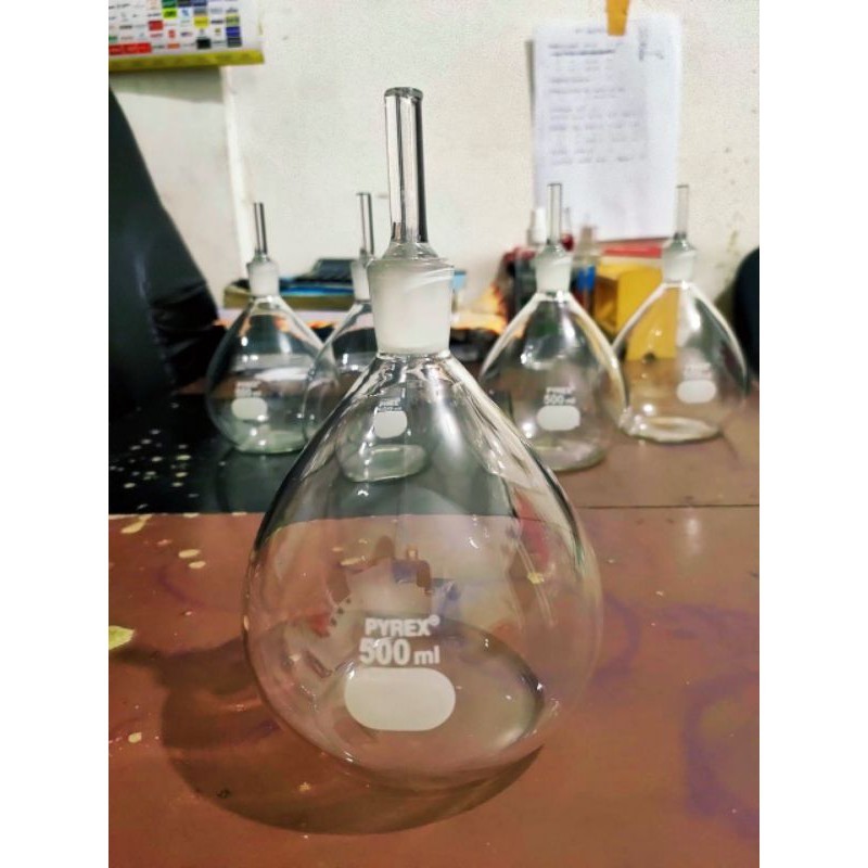piknometer /density bottle 500ml pyrex     Berkualitas