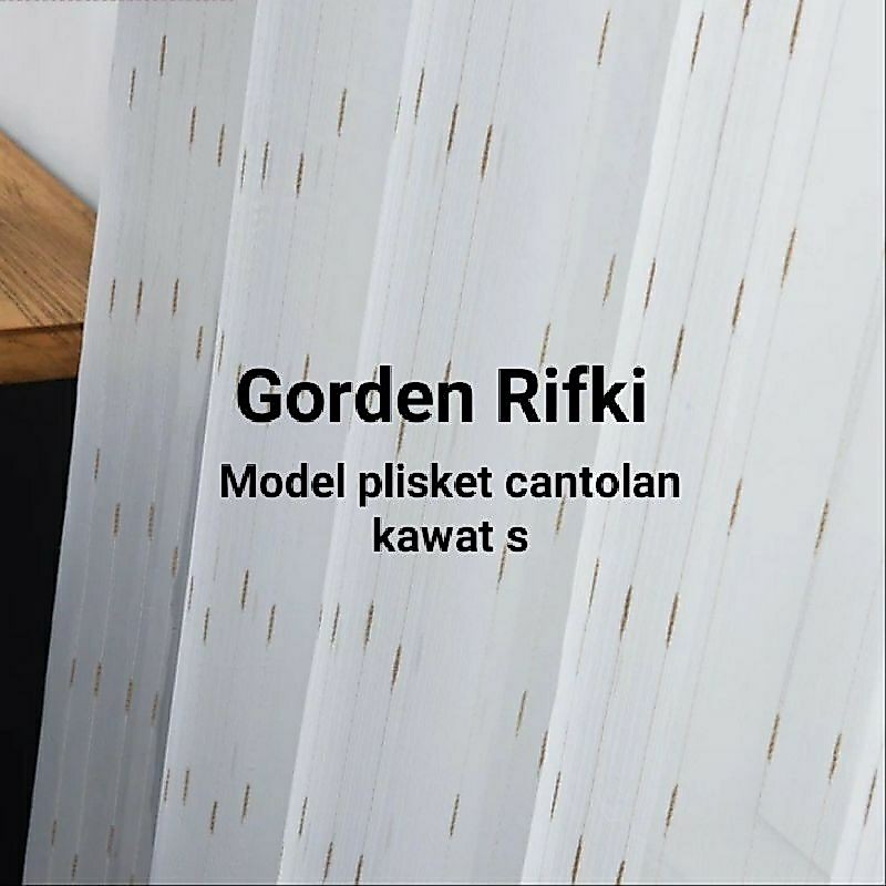 Vitrase gorden Vitrase polos gorden siang Vitrase plisket vitrase import