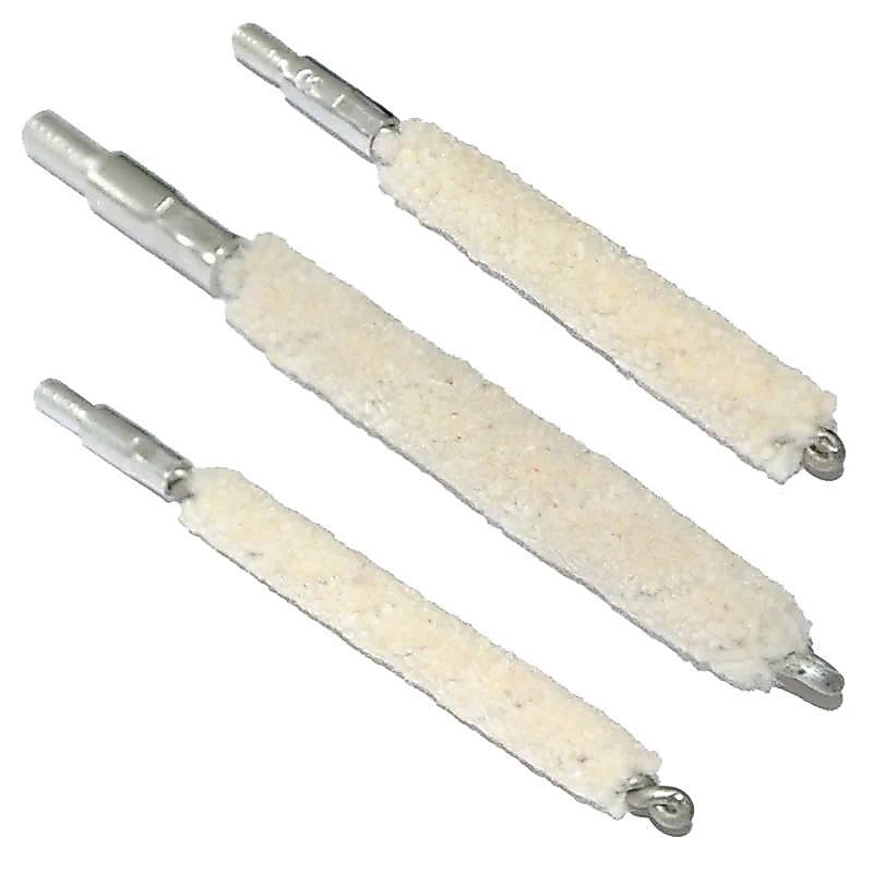 Bore Care 15pcsLot  17cal545mm22cal243cal25cal270cal30cal9mm Cotton Mop Bore Brush, Clean Brush