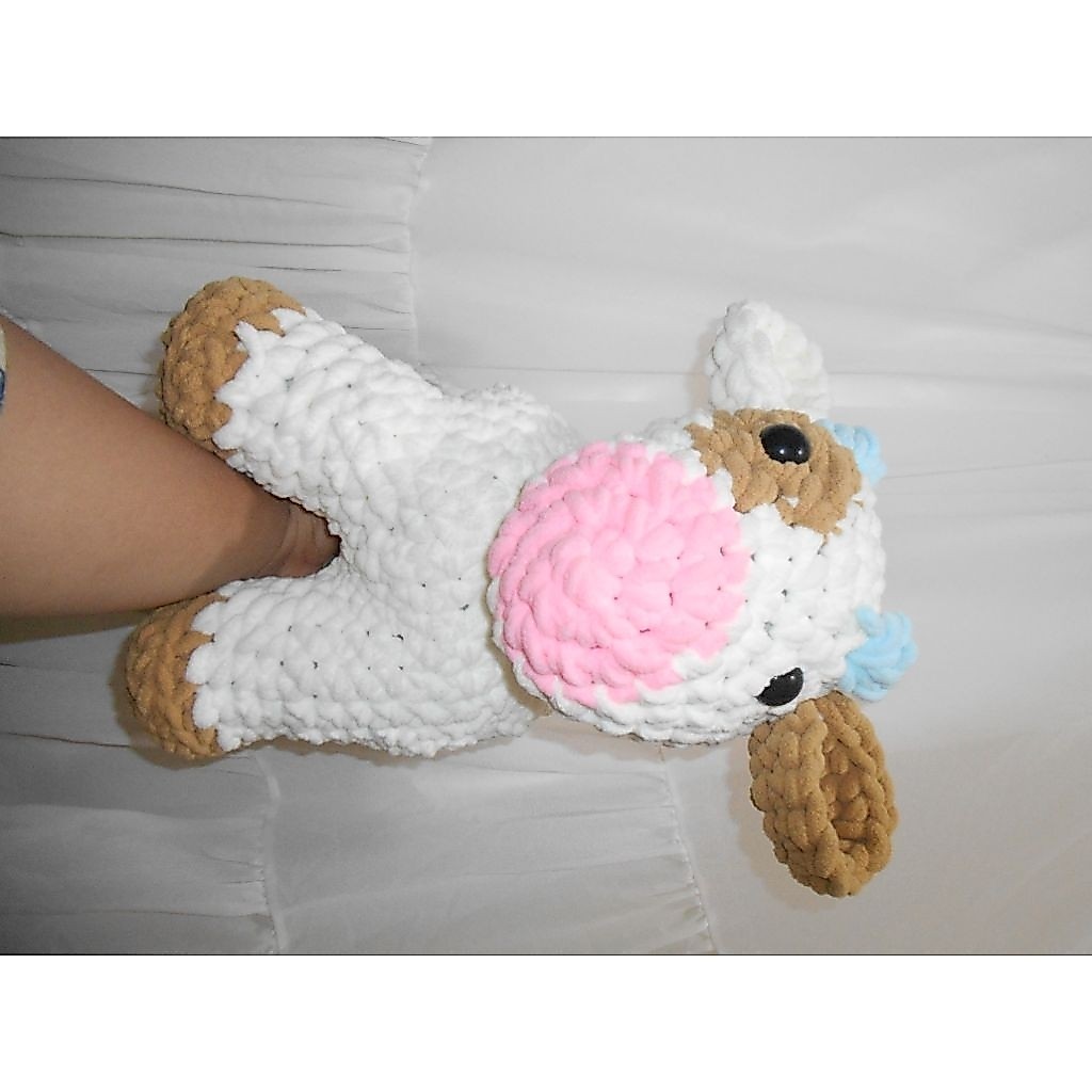 Boneka sapi rajut