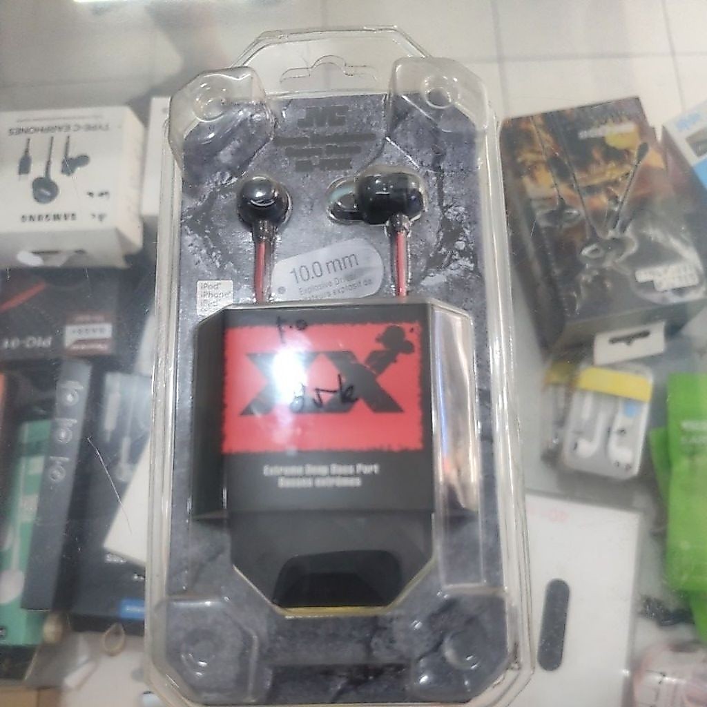 JVC stereo headphones HA FX1X