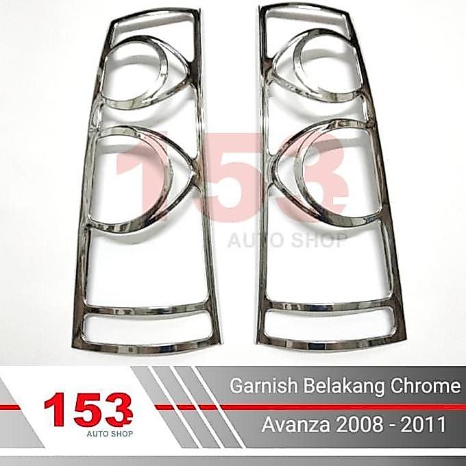 Garnish Belakang Chrome Avanza/Xenia 2008 - 2011