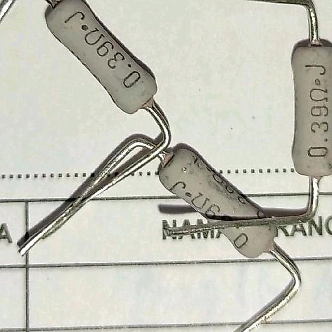 RESISTOR 0.39 0.39OHM R39 OHM 1WATT 1 WATT 0R39 PCMED