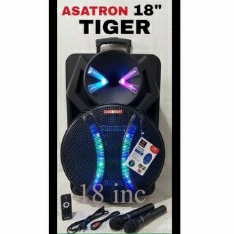 Speaker Aktif Bluetooth portable Asatron TIGER  inch Asatron in Speaker karaoke senam meeting