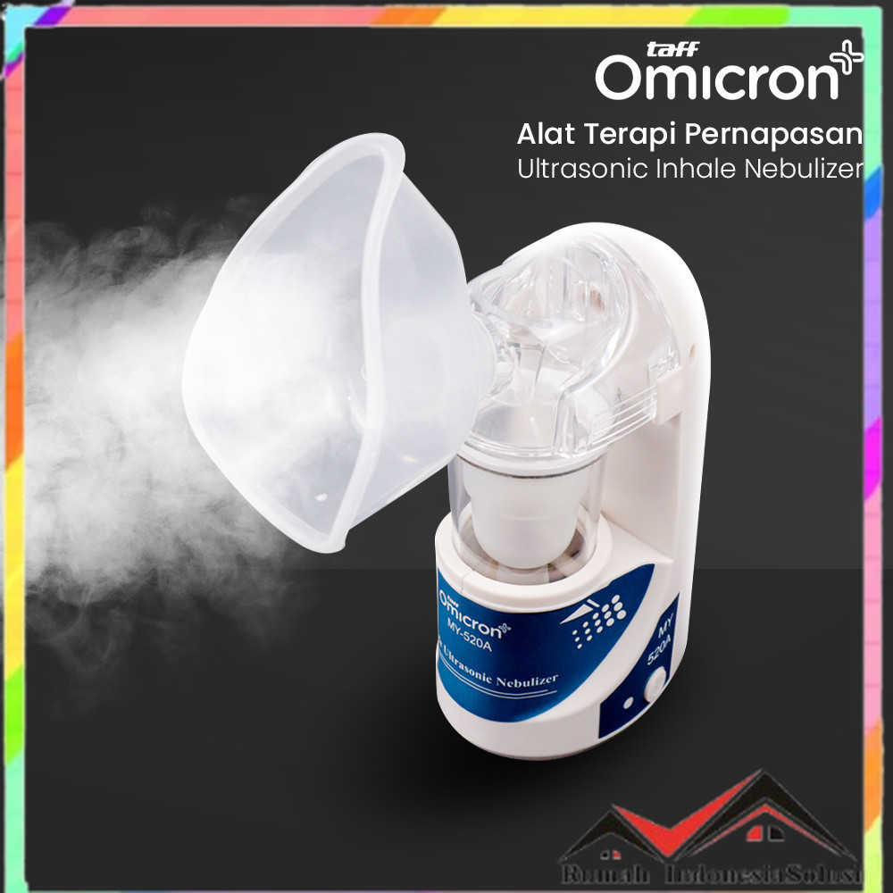 

- TaffOmicron Alat Terapi Pernapasan Ultrasonic Steam Inhale Nebulizer - MY-520A -