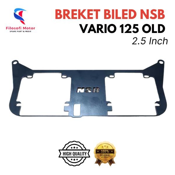 Breket Bracket Dudukan Lampu Projie Biled 2,5 Inch HID Vario 125 OLD