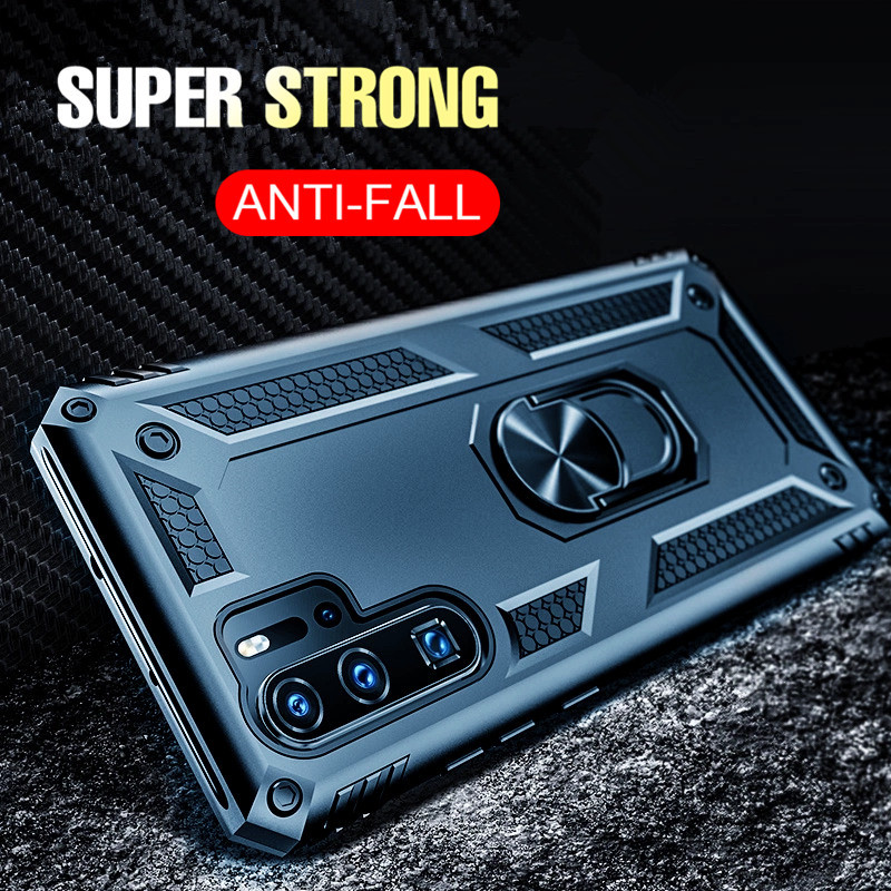 Luxury Armor Shockproof Case On The For Huawei P30 Pro P Smart 2019 Soft Bumper Case For Huawei Hono