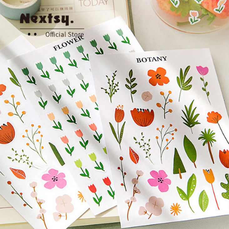 

Nextsy Stiker Buku Catatan Kecil Segar Yang Kreatif/Buku Harian Diy/Stiker Dekorasi Buku Kertas Lucu