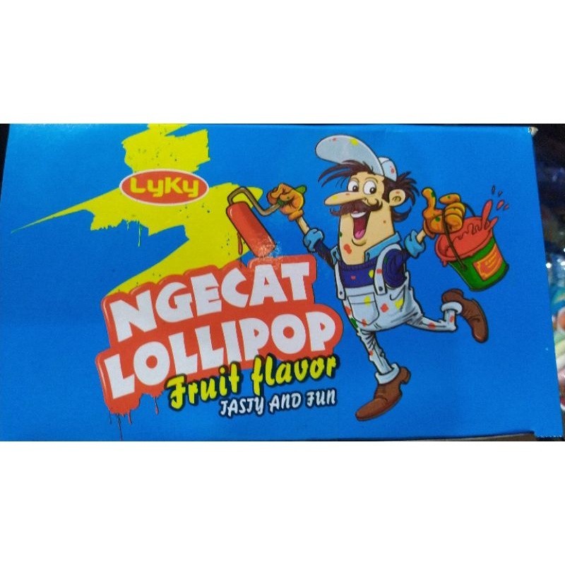 

Permen Lollipop Ngecat / Permen Bentuk ( isi 24 pcs @7gr )