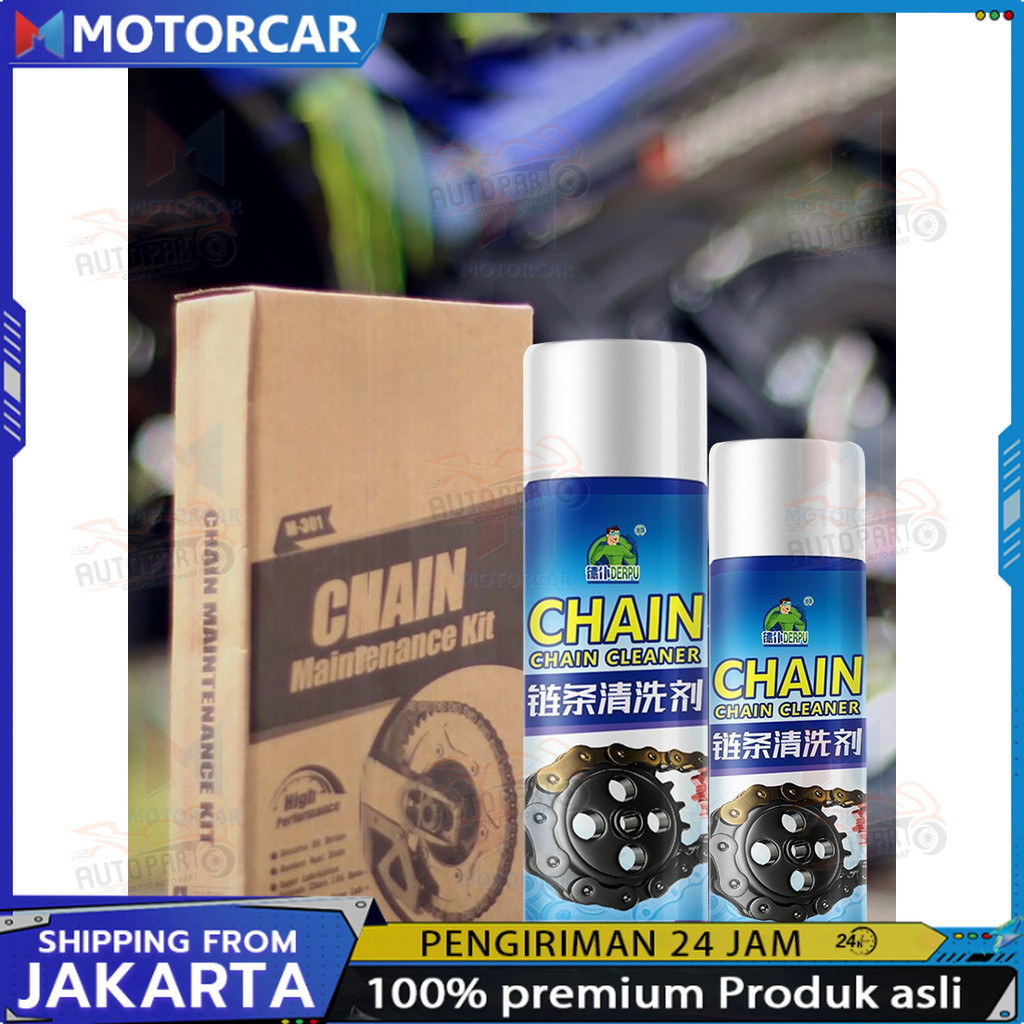 Pilihan Pembalap Profesional Chain Lube Pelumas Rantai Contact Cleaner Anti Karat Pembersih Rantai M