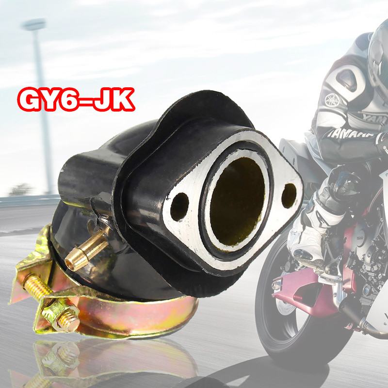 GL Motorcycle Carburetor Intake Manifold For GY6 125/150CC Scooter Moped ATV Go Kart Dirt Bike