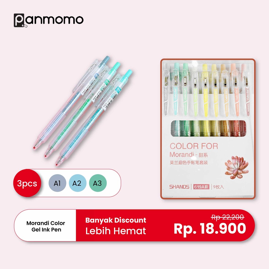 

Bundle Panmomo Morandi Color Gel Ink Pen