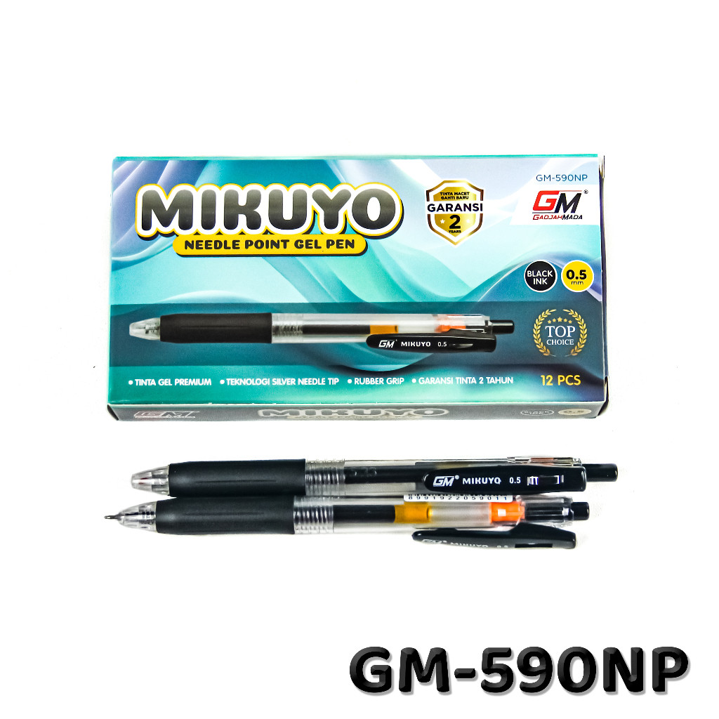 

Pena / Pulpen / Gelpen Gadjah Mada GM-590NP MIKUYO 0,5mm