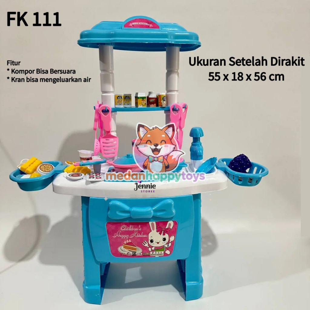 Terbaru Mainan Kitchen Set Jumbo - Masak Masakan Besar Anak Perempuan
