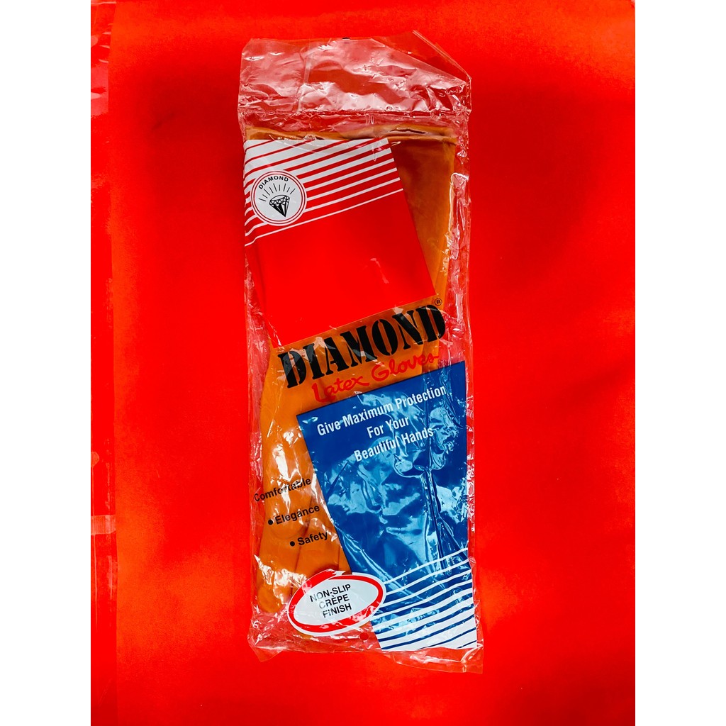 Sarung tangan karet latex merk diamond anti selip sarung tangan serbaguna