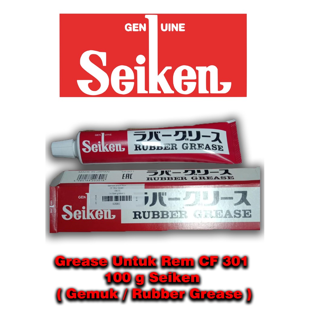 Rubber Grease Seiken Japan Gemuk Karet Rem
