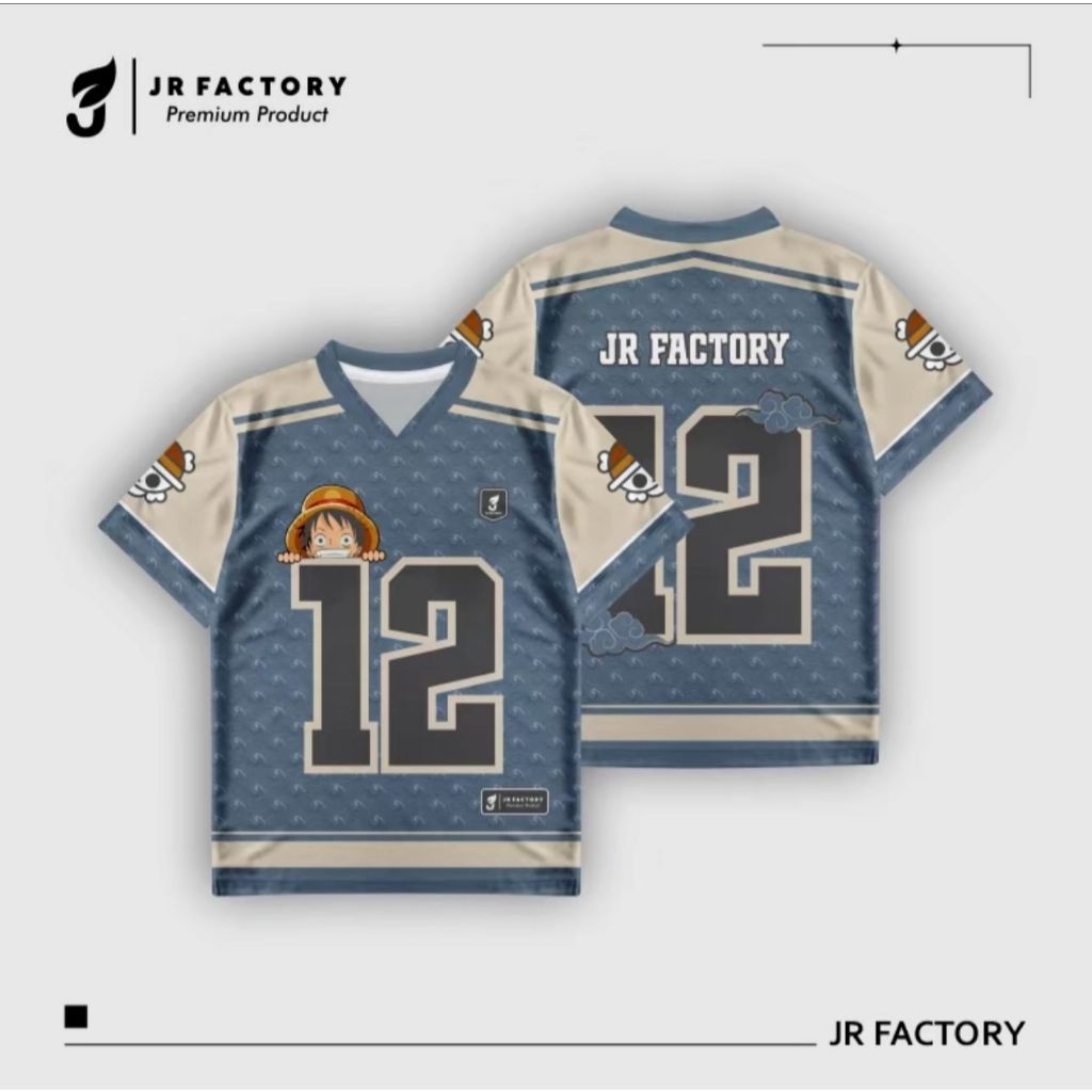 RAIN.SHOP JR FACTORY Jersey Unisex Number Series / Jersey / Streetwear / Oversize / Music / Boxy Fit