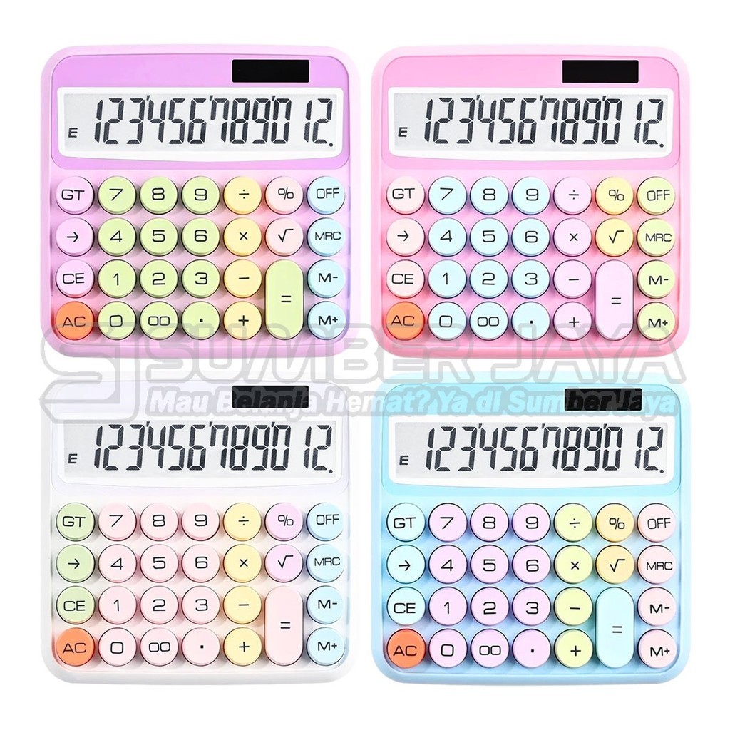 

Kalkulator Karuida KK-2278 Calculator Candy Warna Warni 12 digit kalkulator lucu