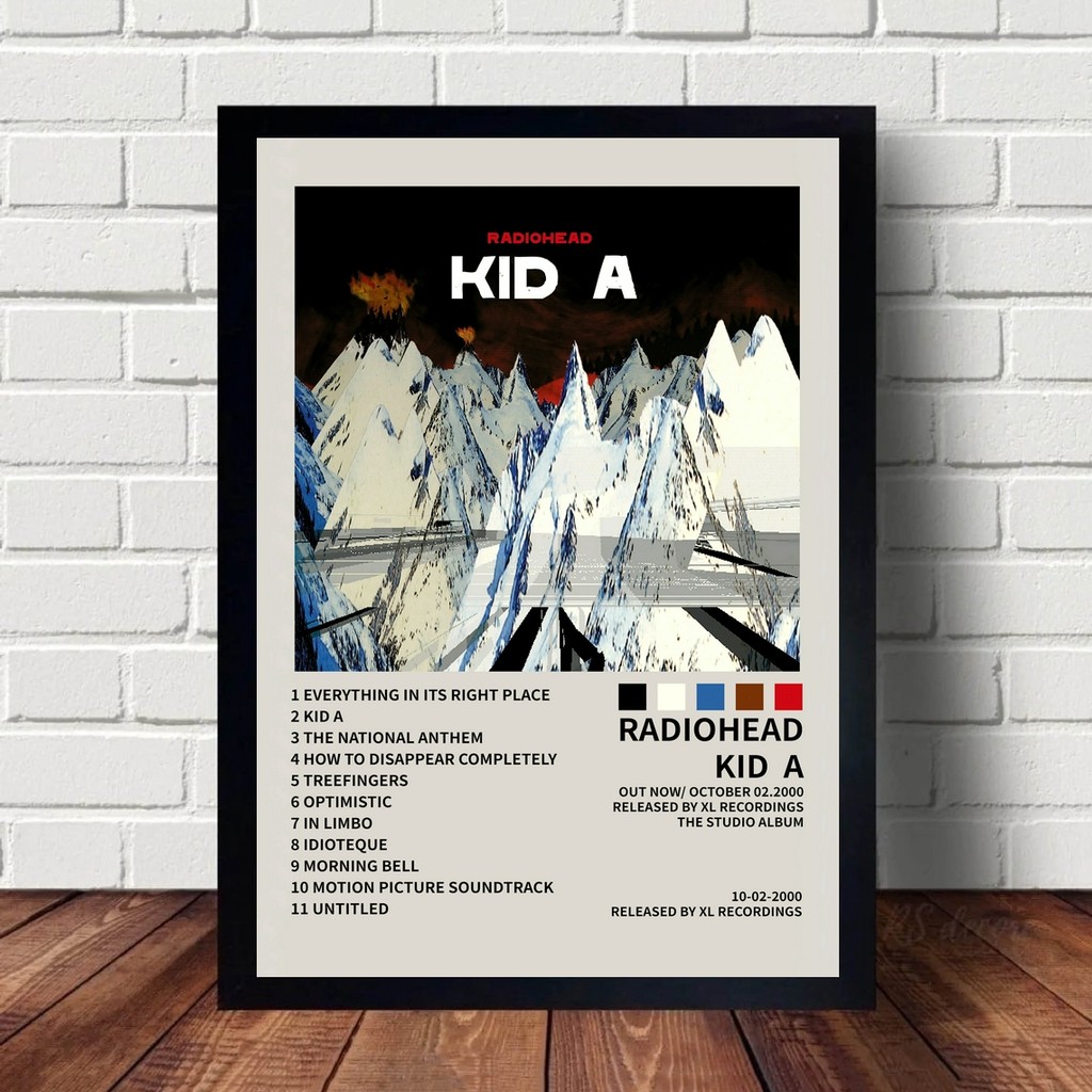 

Radiohead - Kid A Music Album Song Catalog Poster Canvas Art Print Home Decoration Wall Painting ( No Frame )