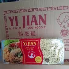 

1 DUS - YIJIAN MI TELUR YI JIAN EGG NOODLE isi 20 pack @200gr (KECIL/LEBAR)