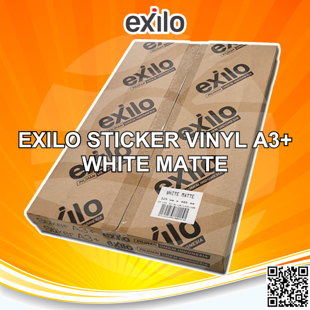 

Exilo Sticker Vinyl A3+ Matte /Gloss/Transparant Stiker Digital Print Laser Toner Anti Air - Pack