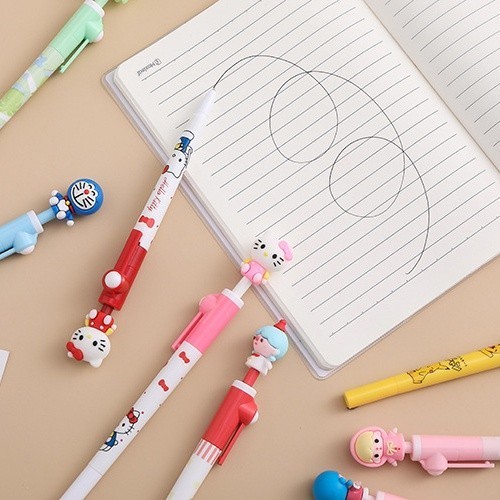 

-JOJU- PULPEN DENGAN BONEKA 3D KARAKTER KARTEN LUCU / PULPEN BONEKA KARAKTER LUCU BISA MEMUTAR
