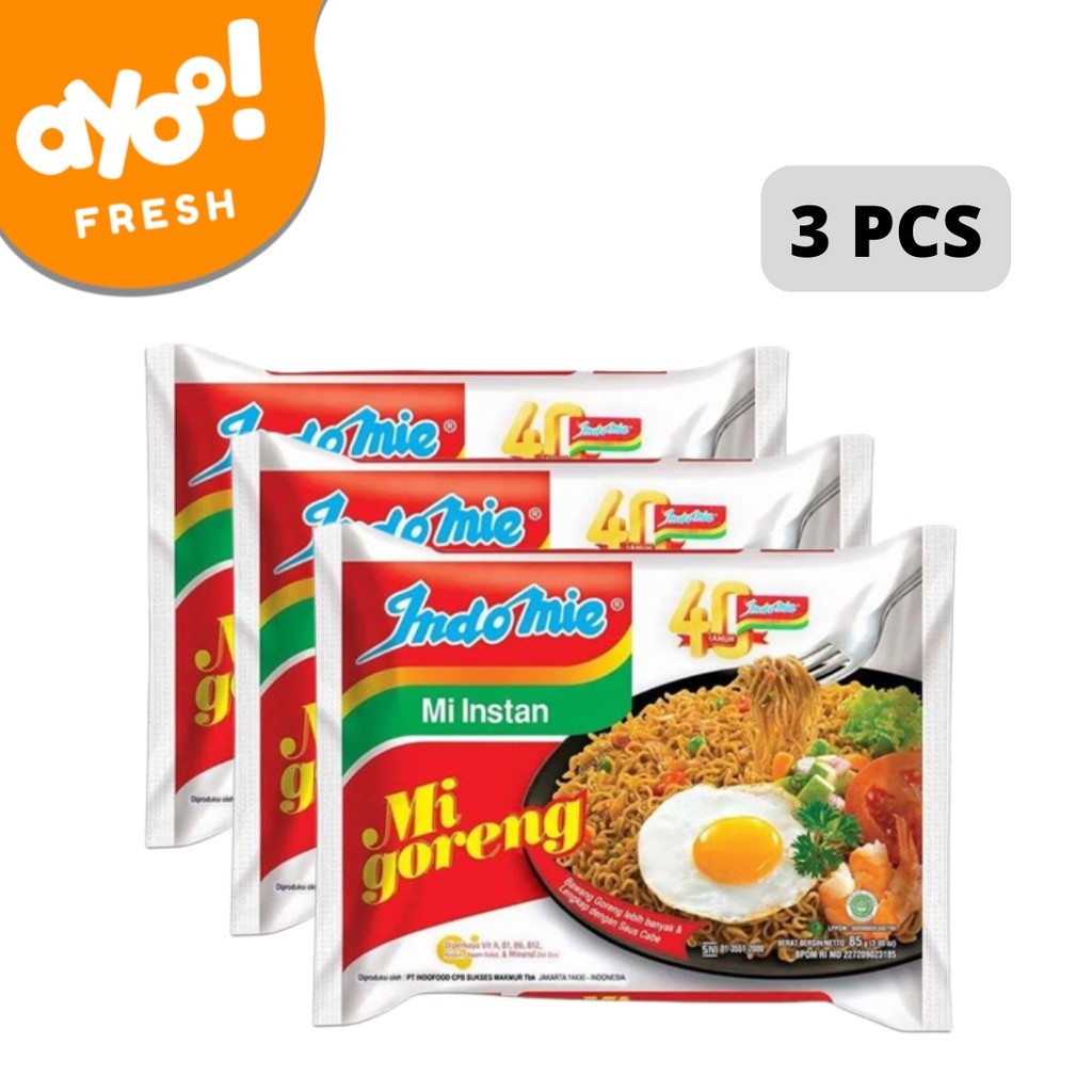 

Indomie Mie Goreng 85 g 3 Pcs Pack