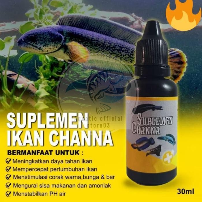 Suplemen ikan chana / obat probiotik chana mutasi warna / mutasi warna ikan chana / obat ikan