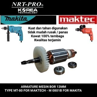 NRT-PRO armature angker bor 13mm type MT-80 maktec / M0801B makita jaminan asli original part