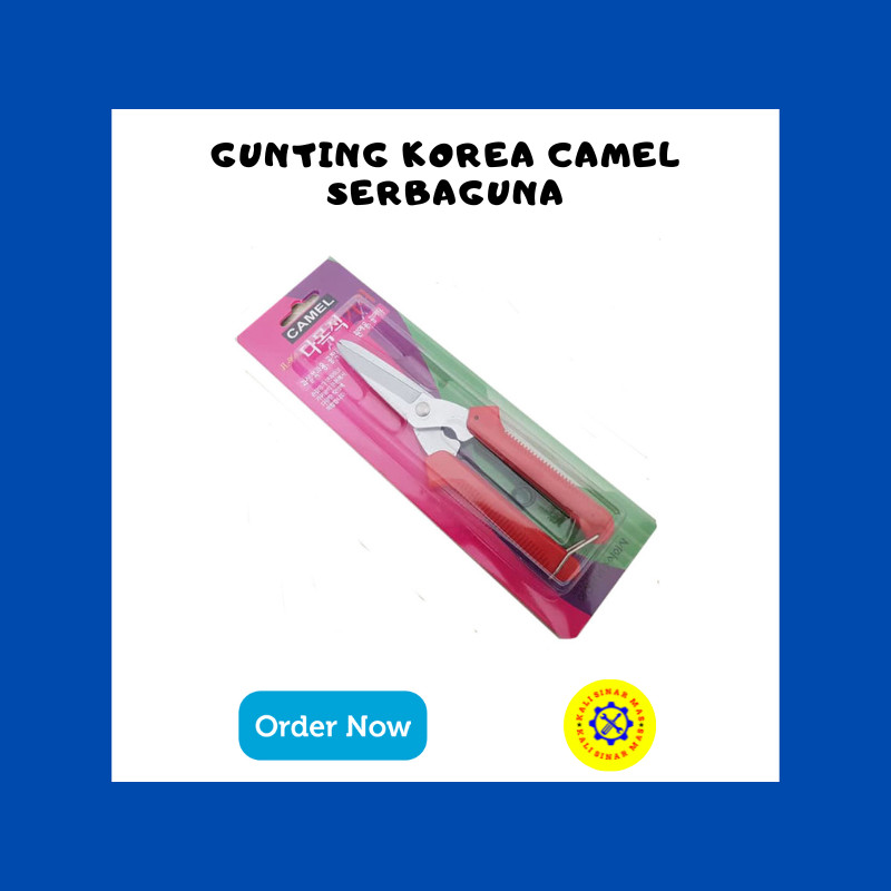 

Gunting Korea Camel Serbaguna Tajam | Gunting Dahan Pohon Seng Hollow Baja Ringan