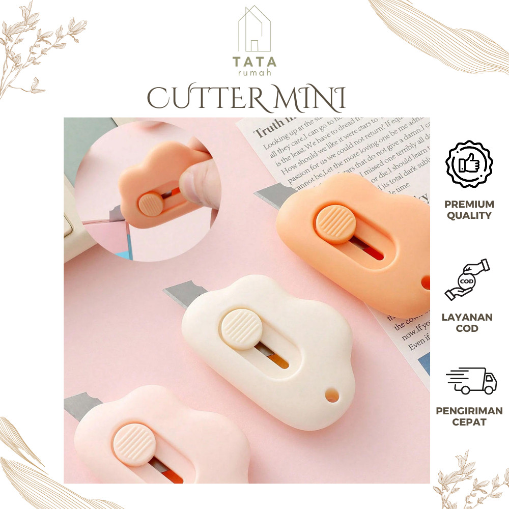 

[ TARUM ] Cutter Mini Bentuk Lucu | Pisau Pemotong Mini | Cutter Kertas Ukuran Mini Bentuk Karakter