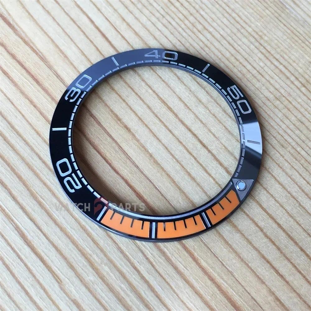 Ceramic Watch Bezel for Omega Seamaster Planet Ocean Chronograph 600M 45.5mm Watch ert