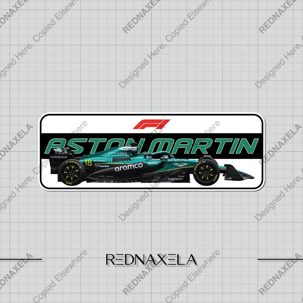 

Stiker Vinyl Formula 1 Racing Team Aston Martin Outdoor High Quality Waterproof Sticker