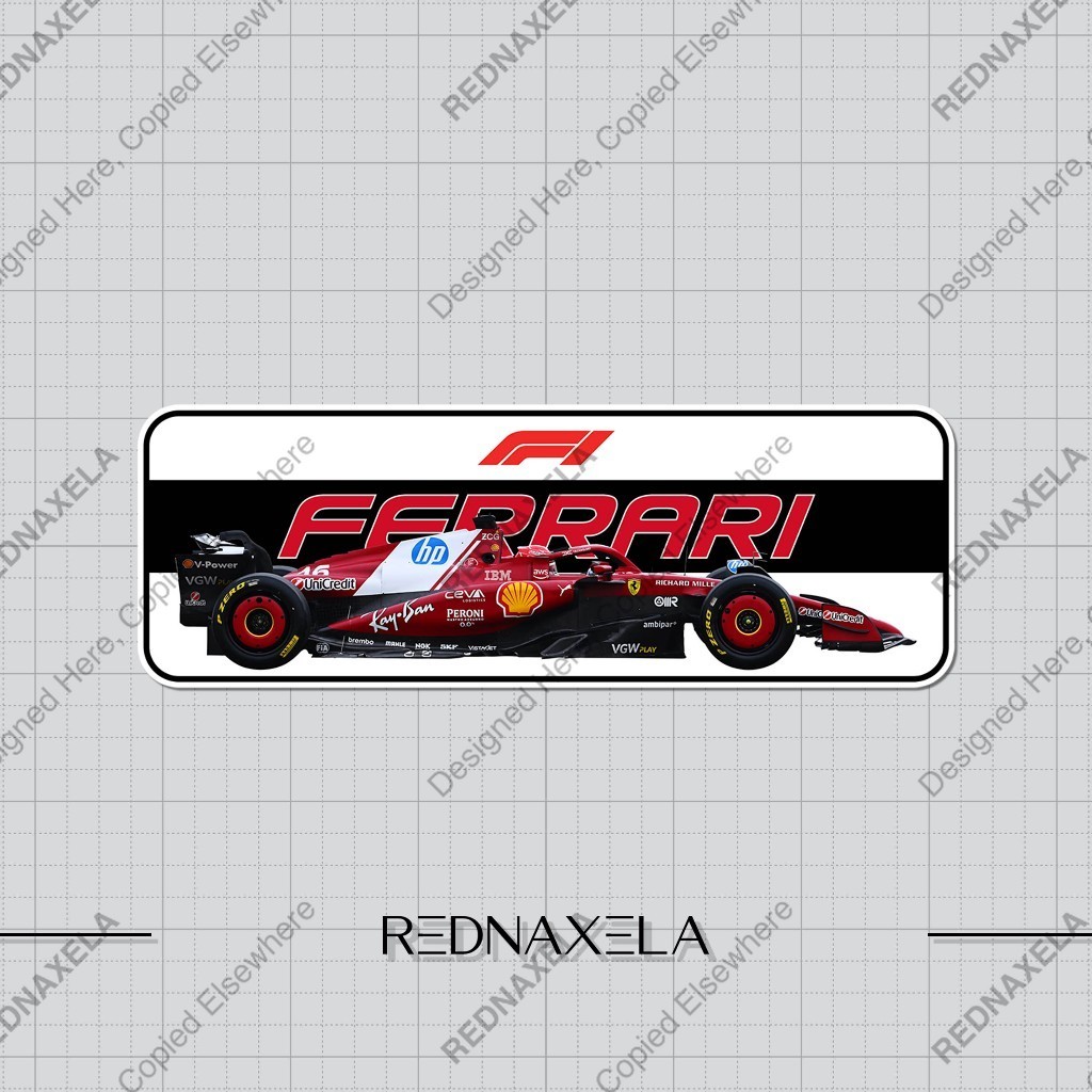 

Stiker Vinyl Formula 1 Racing Team Ferrari Outdoor High Quality Waterproof Sticker