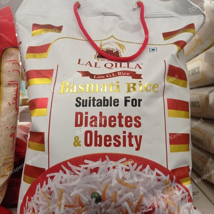 

Lal Qilla Daawat Diabetes & Obesity Basmati Rice Beras India Low 5 kg