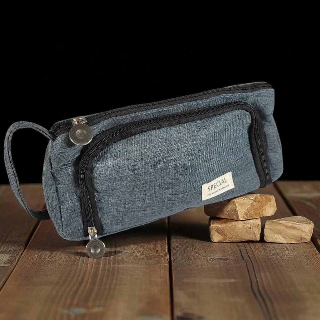 

Primal JOMNGUN Tempat Pensil Multi Layer Pencil Case Pouch Stationery JM01 Quality