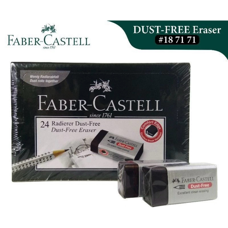 

Eraser Faber Castell - Penghapus Karet Kecil (pcs)
