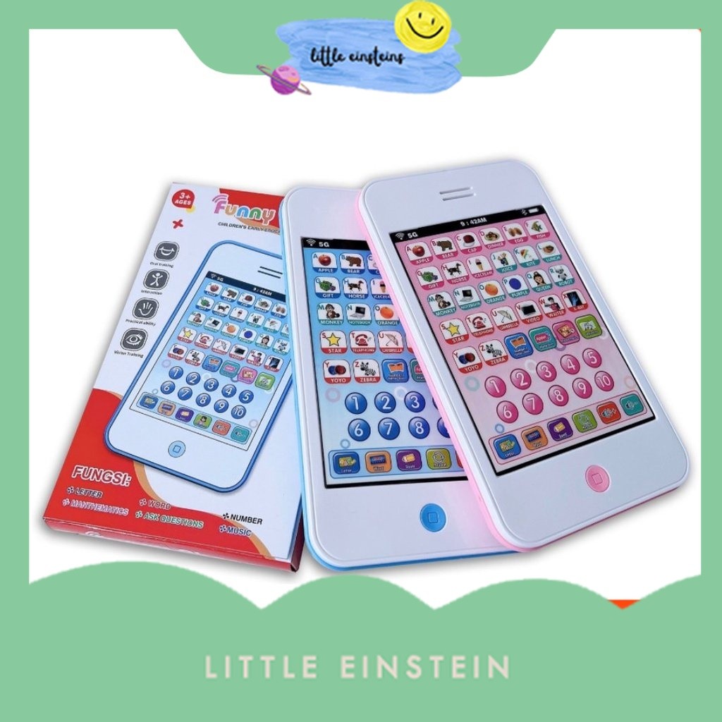 Little Einstein Mainan Anak FUNNY PHONE Mainan Telephone Anak Mainan Hp Anak Musikal Mainan Anak Per