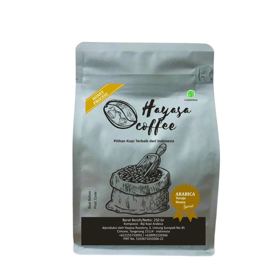 

JAMIN MURAH !!!Kopi Arabika Toraja Sapan HONEY 250gr (Limited Stock)(BISA LANGSUNG ORDER)