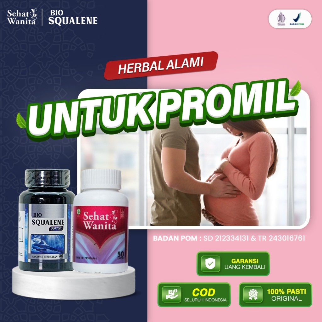 Obat PROMIL Agar Cepat Hamil Program Hamil Suami Istri Solusi Kesuburan Buah Hati Herbal Penyubur Sp