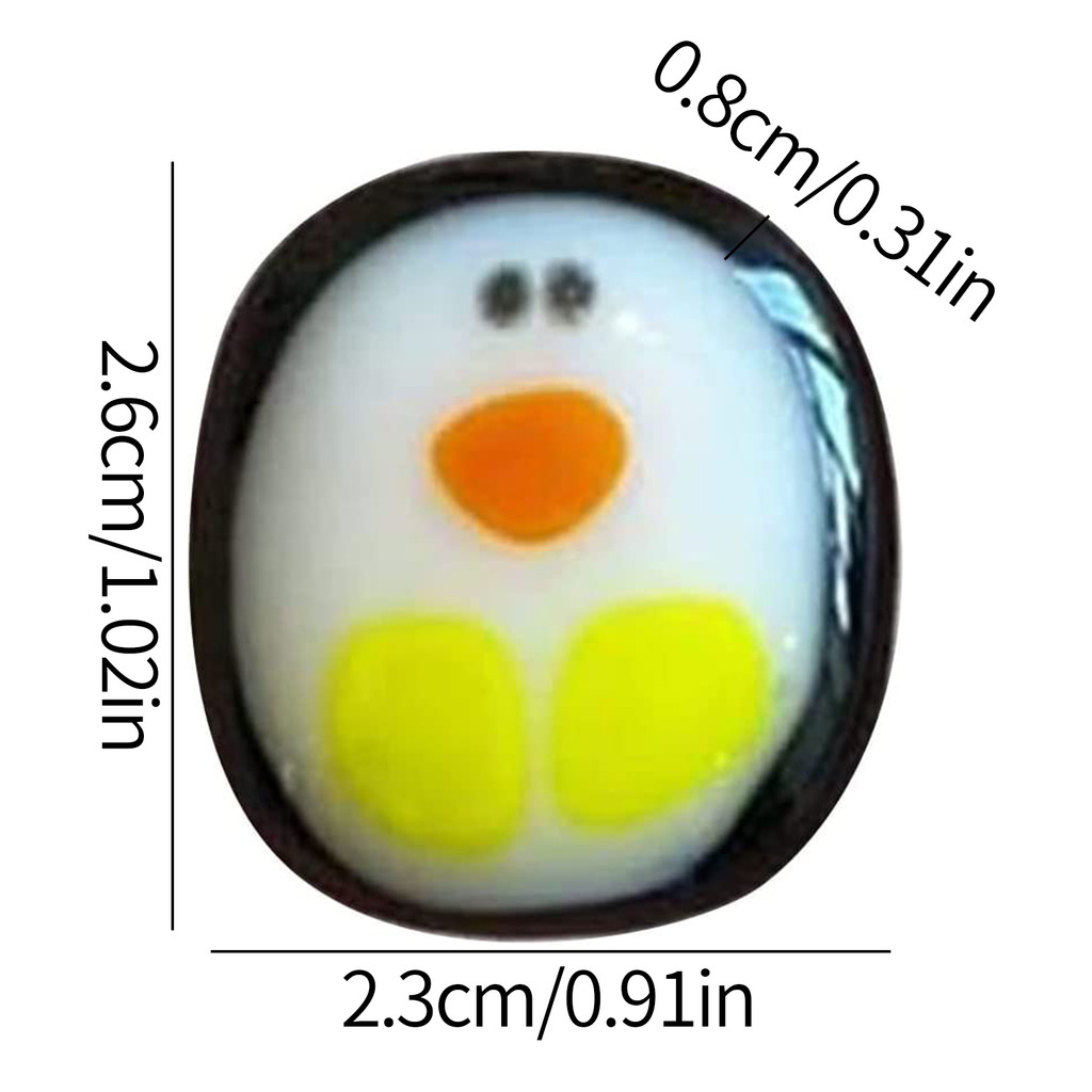 Penguin Glass Souvenir Mini Glass Penguin Souvenir Small Penguin Hug Greeting Card Gift Set Birthday