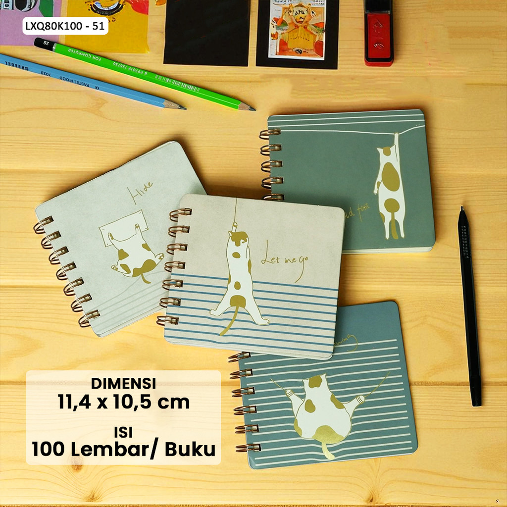 

Buku Note Aesthetic / Buku Ringbook Aesthetic / Buku Catatan / Buku Ringbook LXQ80K100-51