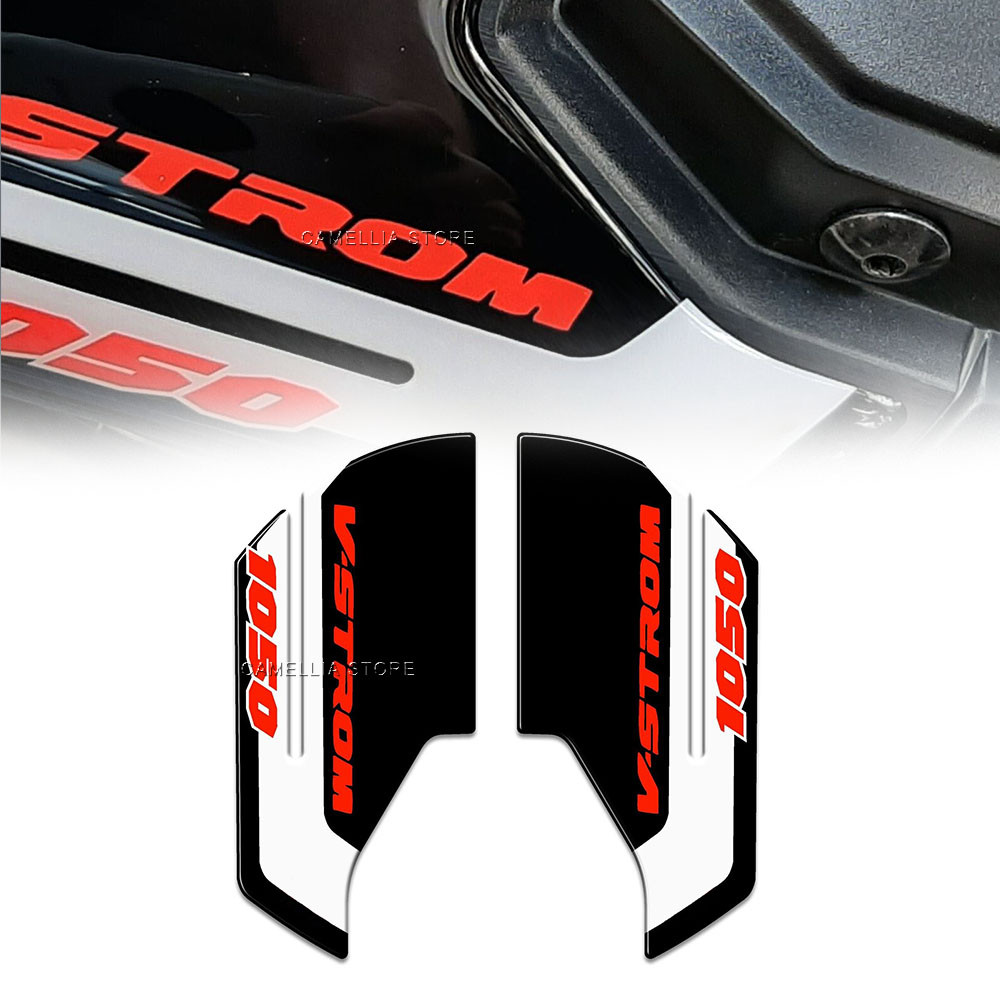 Motorcycle Sticker Set - New 3D Epoxy Resin Waterproof Motorcycle Pedal Protection Sticker for V-STR