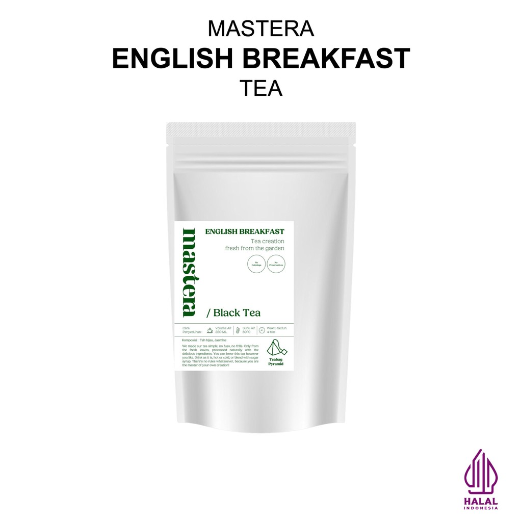 

Mastera English Breakfast Tea Teh Hitam HORECA