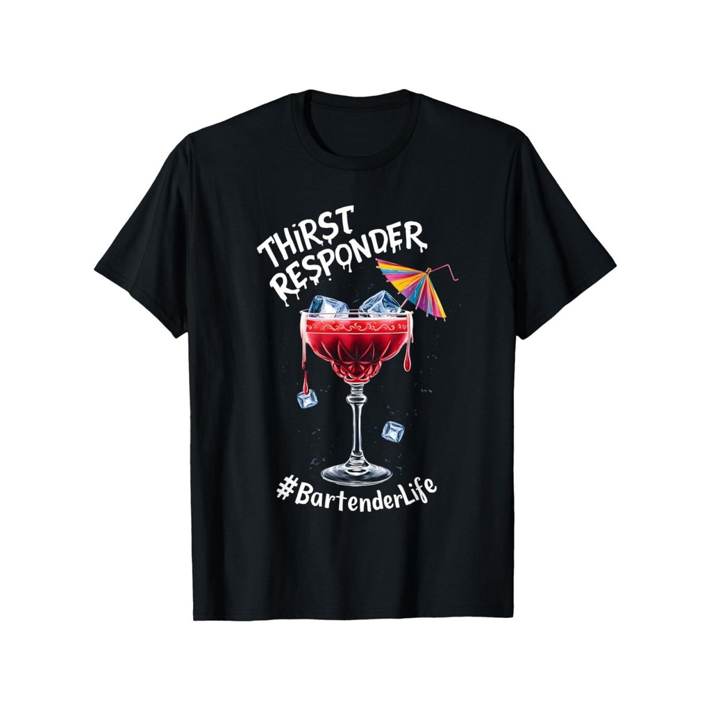 Kaos Bartender Lucu Penangkal Haus