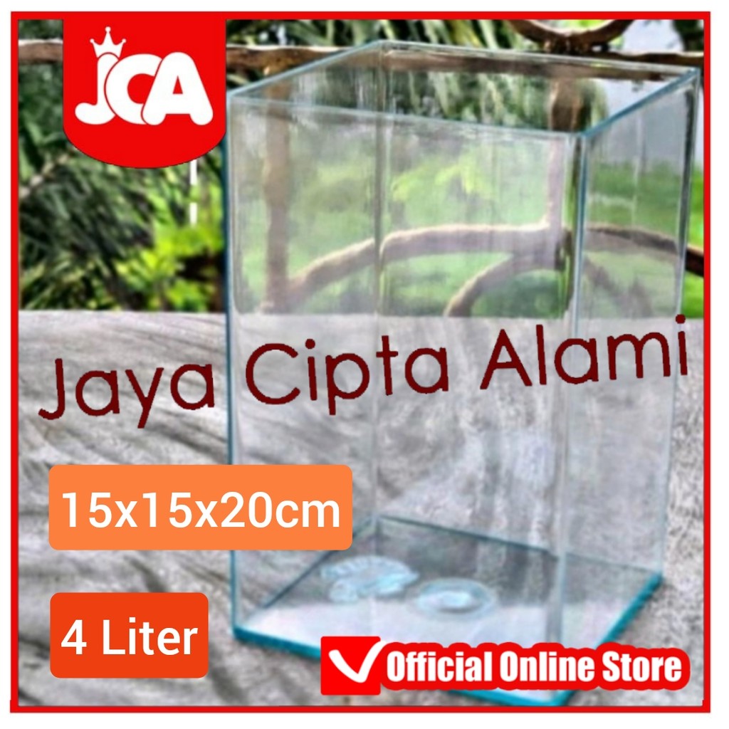 Soliter Aquarium Cupang Betta Tank Bending 4L Omura rimless mirip paxton akrilik 4 Liter
